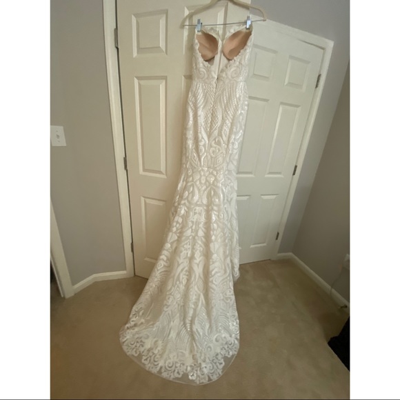 Blush by Hayley Page Safyr Gown Ivory/Ivory size 8 - Picture 5 of 8